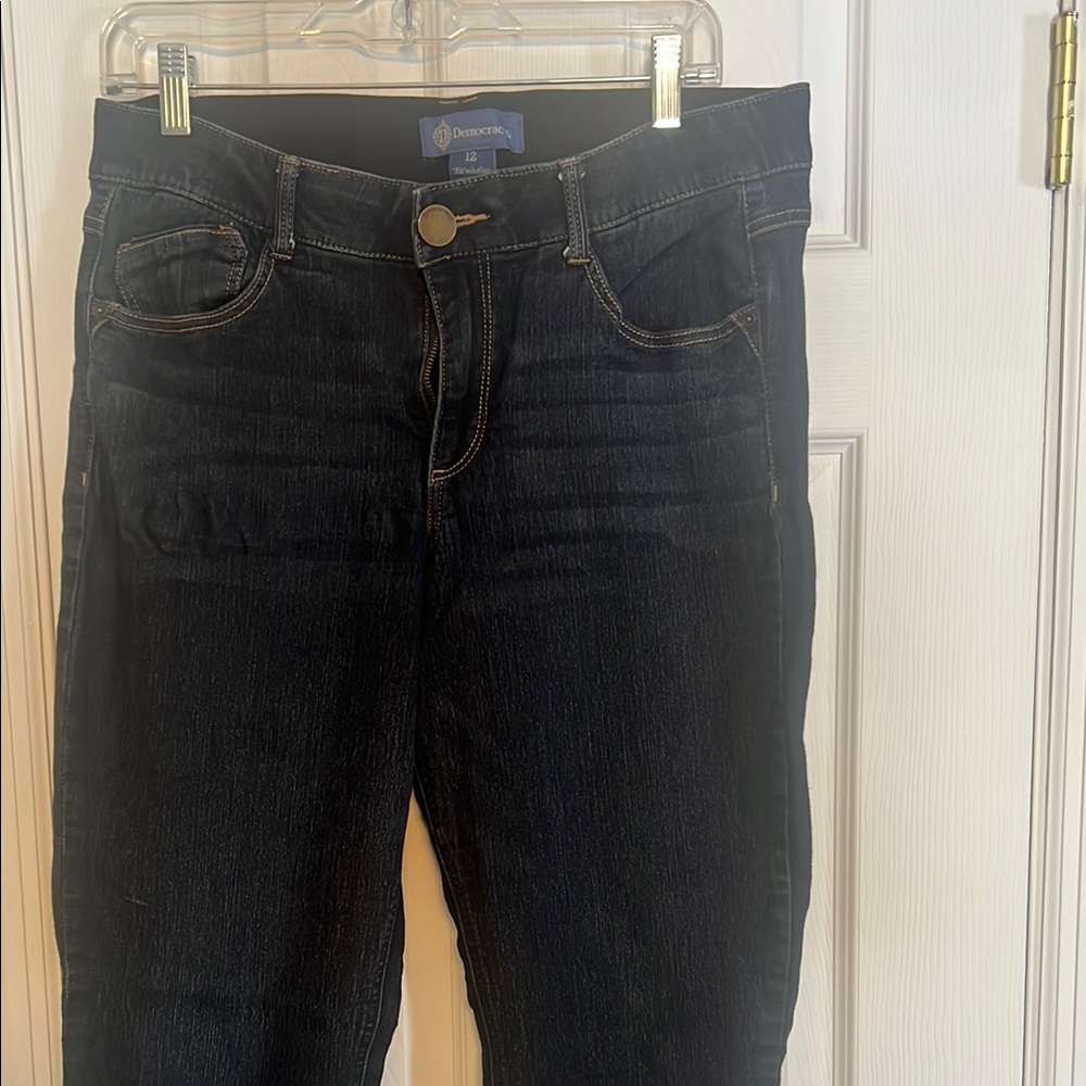 Dark Blue Boot Cut Denim Jeans